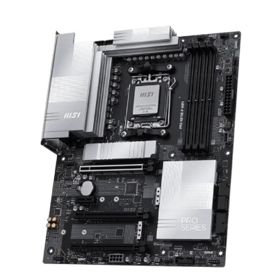 Материнская плата MSI PRO X870E-P WIFI X870E, AM5, 4*DDR5, 3*PCIEx16, 1*PCIEx1, 3*M.2, 2*TypeC, 2*USB3.2Gen2, 6*USB3.2Gen1, 10*USB2.0, 4*SATA3.0, 5G, Type-C(DP), HDMI, ATX, RTL Материнская плата MSI PRO X870E-P WIFI X870E, AM5, 4*DDR5, 3*PCIEx16, 1*PCIEx1, 3*M.2, 2*TypeC, 2*USB3.2Gen2, 6*USB3.2Gen1, 10*USB2.0, 4*SATA3.0, 5G, Type-C(DP), HDMI, ATX, RTL