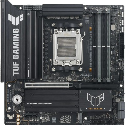 Материнская плата ASUS TUF GAMING B850M-PLUS II (Socket AM5, mATX, 4xDDR5(256GB), DP/HDMI, 1xPCIe 5.0x16/1xPCIe 4.0x16/1xPCIe 4.0, 1xLAN (2.5GbE), 4xSATA 6Gb/s, 3xM.2, 1xType-C, 7xUSB 3.2, 4xUSB 2.0) Материнская плата ASUS TUF GAMING B850M-PLUS II (Socket AM5, mATX, 4xDDR5(256GB), DP/HDMI, 1xPCIe 5.0x16/1xPCIe 4.0x16/1xPCIe 4.0, 1xLAN (2.5GbE), 4xSATA 6Gb/s, 3xM.2, 1xType-C, 7xUSB 3.2, 4xUSB 2.0)