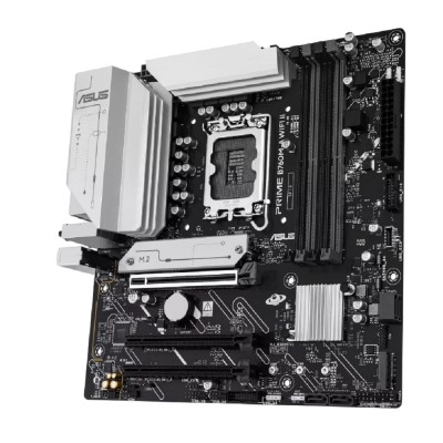 Материнская плата ASUS PRIME B760M-A WIFI II (Socket1700, mATX, 4xDDR5(256GB), DP/HDMI, 1xPCIe 5.0x16/2xPCIe 4.0x16, 1xLAN (2.5GbE), Wi-Fi, BT, 4xSATA 6Gb/s, 2xM.2, 2xUSB 3.2, 4xUSB 2.0) Материнская плата ASUS PRIME B760M-A WIFI II (Socket1700, mATX, 4xDDR5(256GB), DP/HDMI, 1xPCIe 5.0x16/2xPCIe 4.0x16, 1xLAN (2.5GbE), Wi-Fi, BT, 4xSATA 6Gb/s, 2xM.2, 2xUSB 3.2, 4xUSB 2.0)