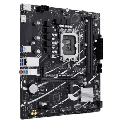 Материнская плата ASUS PRIME B760M-F (Socket 1700, mATX, 2xDDR5(96GB), HDMI 2.1, 1xPCIe 4.0x16/1xPCIe 4.0, 1xLAN (1GbE), 4xSATA 6Gb/s, 2xM.2, 4xUSB 3.2, 2xUSB 2.0) Материнская плата ASUS PRIME B760M-F (Socket 1700, mATX, 2xDDR5(96GB), HDMI 2.1, 1xPCIe 4.0x16/1xPCIe 4.0, 1xLAN (1GbE), 4xSATA 6Gb/s, 2xM.2, 4xUSB 3.2, 2xUSB 2.0)
