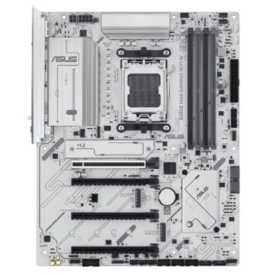 Материнская плата ASUS B650E MAX GAMING WIFI W (SocketAM5, ATX, 4xDDR5(256GB), DP/HDMI, 1xPCIe 5.0x16/1xPCIe 4.0x16, 2xPCIe 3.0x16, 1xLAN (2.5GbE), Wi-Fi, BT, 4xSATA 6Gb/s, 3xM.2, 1xType-C, 5xUSB 3.2, 2xUSB 2.0) Материнская плата ASUS B650E MAX GAMING WIFI W (SocketAM5, ATX, 4xDDR5(256GB), DP/HDMI, 1xPCIe 5.0x16/1xPCIe 4.0x16, 2xPCIe 3.0x16, 1xLAN (2.5GbE), Wi-Fi, BT, 4xSATA 6Gb/s, 3xM.2, 1xType-C, 5xUSB 3.2, 2xUSB 2.0)