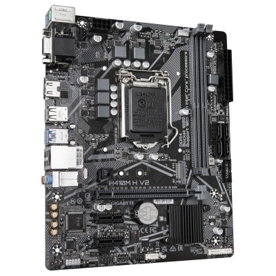 Материнская плата Gigabyte H410M H 2.0 LGA1200,Q470E,2xDDR4,1*PCI-Ex16, 2*PCI-Ex1, M.2, TypeC, 3*USB3.2Gen1, 6*USB2.0, 4*SATA3.0, 1G, VGA, HDMI mATX RTL Материнская плата Gigabyte H410M H 2.0 LGA1200,Q470E,2xDDR4,1*PCI-Ex16, 2*PCI-Ex1, M.2, TypeC, 3*USB3.2Gen1, 6*USB2.0, 4*SATA3.0, 1G, VGA, HDMI mATX RTL