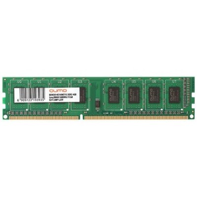 Модуль памяти QUMO DDR3 DIMM 8GB (PC3-12800) 1600MHz QUM3U-8G1600C11L 1.35V Модуль памяти QUMO DDR3 DIMM 8GB (PC3-12800) 1600MHz QUM3U-8G1600C11L 1.35V