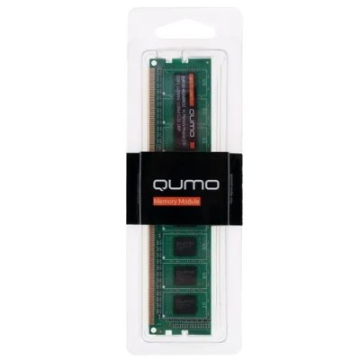 Модуль памяти QUMO DDR3 DIMM 4GB (PC3-12800) 1600MHz QUM3U-4G1600C11 512x8chips OEM/RTL Модуль памяти QUMO DDR3 DIMM 4GB (PC3-12800) 1600MHz QUM3U-4G1600C11 512x8chips OEM/RTL
