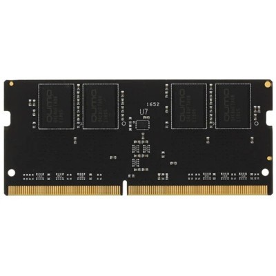 Модуль памяти QUMO DDR4 SODIMM 8GB QUM4S-8G2400P16 PC4-19200, 2400MHz OEM/RTL Модуль памяти QUMO DDR4 SODIMM 8GB QUM4S-8G2400P16 PC4-19200, 2400MHz OEM/RTL
