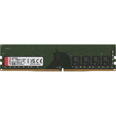 Модуль памяти Kingston DDR4 DIMM 8GB KVR32N22S8/8 PC4-25600, 3200MHz, CL22 Модуль памяти Kingston DDR4 DIMM 8GB KVR32N22S8/8 PC4-25600, 3200MHz, CL22