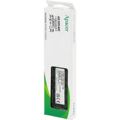 Модуль памяти Apacer DDR3 SODIMM 4GB DS.04G2K.KAM PC3-12800, 1600MHz Модуль памяти Apacer DDR3 SODIMM 4GB DS.04G2K.KAM PC3-12800, 1600MHz