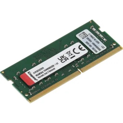 Модуль памяти Kingston DDR4 SODIMM 8GB KVR32S22S8/8 PC4-25600, 3200MHz, CL22 Модуль памяти Kingston DDR4 SODIMM 8GB KVR32S22S8/8 PC4-25600, 3200MHz, CL22