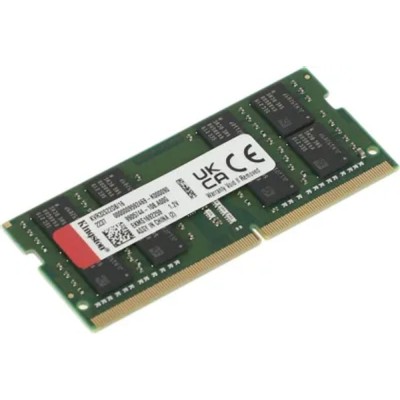 Модуль памяти Kingston DDR4 SODIMM 16GB KVR32S22D8/16 PC4-25600, 3200MHz, CL22 Модуль памяти Kingston DDR4 SODIMM 16GB KVR32S22D8/16 PC4-25600, 3200MHz, CL22