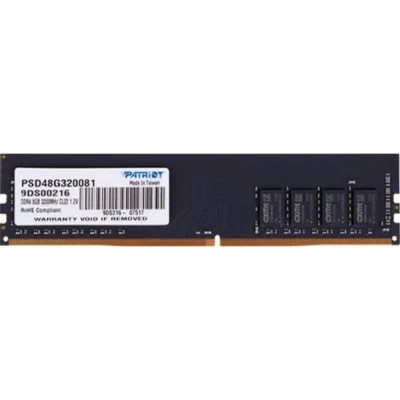 Модуль памяти Patriot SL DDR4 8GB 3200MHz PSD48G320081 Модуль памяти Patriot SL DDR4 8GB 3200MHz PSD48G320081