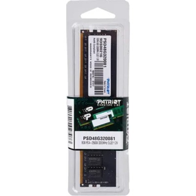 Модуль памяти Patriot SL DDR4 8GB 3200MHz PSD48G320081 Модуль памяти Patriot SL DDR4 8GB 3200MHz PSD48G320081
