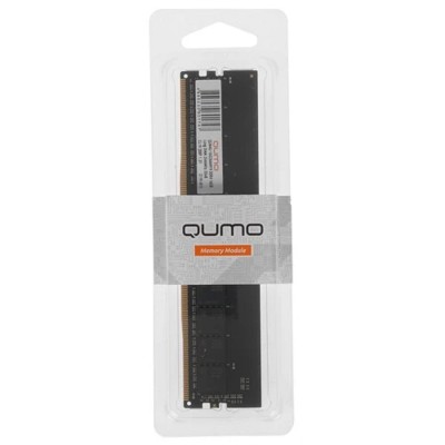Модуль памяти QUMO DDR4 DIMM 16GB QUM4U-16G2666N19 PC4-21300, 2666MHz Модуль памяти QUMO DDR4 DIMM 16GB QUM4U-16G2666N19 PC4-21300, 2666MHz