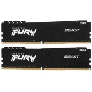 Модуль памяти Kingston DDR4 DIMM 16GB Kit 2x8Gb KF432C16BBK2/16 PC4-25600, 3200MHz, CL16