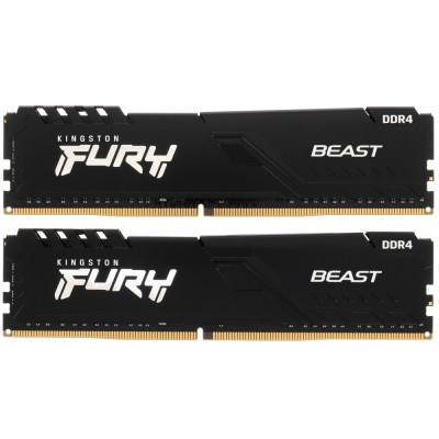 Модуль памяти Kingston DDR4 DIMM 16GB Kit 2x8Gb KF436C17BBK2/16 PC4-28800, 3600MHz, CL17 Модуль памяти Kingston DDR4 DIMM 16GB Kit 2x8Gb KF436C17BBK2/16 PC4-28800, 3600MHz, CL17
