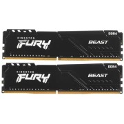 Модуль памяти Kingston DDR4 DIMM 32GB Kit 2x16Gb KF432C16BB1K2/32 PC4-25600, 3200MHz, CL16
