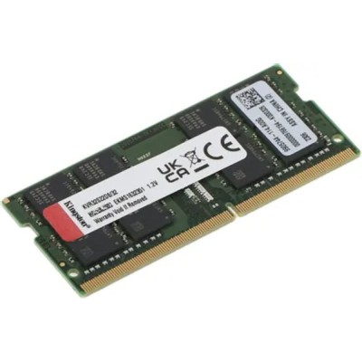 Модуль памяти Kingston DDR4 SODIMM 32GB KVR32S22D8/32 PC4-25600, 3200MHz, CL22 Модуль памяти Kingston DDR4 SODIMM 32GB KVR32S22D8/32 PC4-25600, 3200MHz, CL22