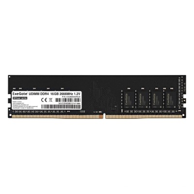 Модуль памяти Exegate EX288046RUS Модуль памяти ExeGate HiPower DIMM DDR4 16GB <PC4-21300> 2666MHz Модуль памяти Exegate EX288046RUS Модуль памяти ExeGate HiPower DIMM DDR4 16GB <PC4-21300> 2666MHz
