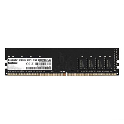Модуль памяти Exegate EX283081RUS Модуль памяти ExeGate Value DIMM DDR4 4GB <PC4-21300> 2666MHz Модуль памяти Exegate EX283081RUS Модуль памяти ExeGate Value DIMM DDR4 4GB <PC4-21300> 2666MHz
