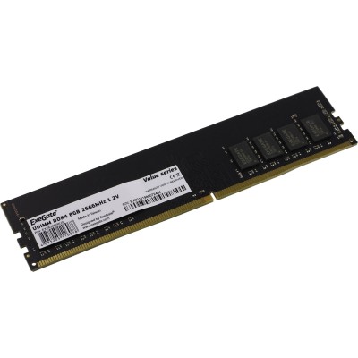 Модуль памяти Exegate EX283082RUS Модуль памяти ExeGate Value DIMM DDR4 8GB <PC4-21300> 2666MHz Модуль памяти Exegate EX283082RUS Модуль памяти ExeGate Value DIMM DDR4 8GB <PC4-21300> 2666MHz