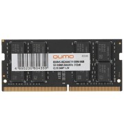 Модуль памяти QUMO DDR4 SODIMM 8GB QUM4S-8G2666C19 PC4-21300, 2666MHz OEM/RTL