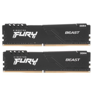Модуль памяти Kingston DDR4 DIMM 32GB Kit 2x16Gb KF432C16BBK2/32 PC4-25600, 3200MHz, CL16 Модуль памяти Kingston DDR4 DIMM 32GB Kit 2x16Gb KF432C16BBK2/32 PC4-25600, 3200MHz, CL16