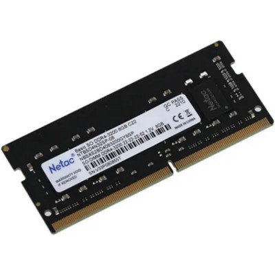 Модуль памяти Netac SO-DIMM DDR4 8GB PC25600 3200MHz CL22 1.2V (NTBSD4N32SP-08) Модуль памяти Netac SO-DIMM DDR4 8GB PC25600 3200MHz CL22 1.2V (NTBSD4N32SP-08)