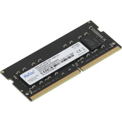Модуль памяти Netac DDR4 16Gb 3200MHz NTBSD4N32SP-16 Basic RTL PC4-25600 CL22 SO-DIMM 260-pin 1.2В single rank Модуль памяти Netac DDR4 16Gb 3200MHz NTBSD4N32SP-16 Basic RTL PC4-25600 CL22 SO-DIMM 260-pin 1.2В single rank