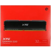 Модуль памяти A-data DDR4 64GB (2x32GB) UDIMM, XPG GAMMIX D20, 3200MHz CL16-20-20, 1.35V, AX4U320032G16A-DCBK20