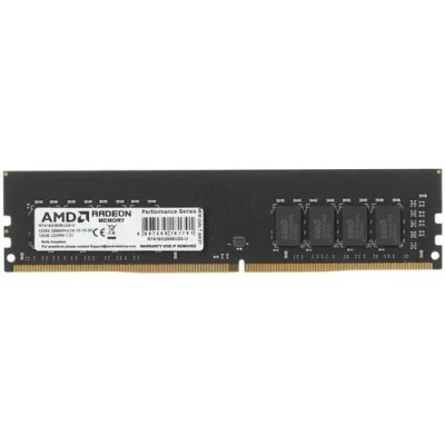 Модуль памяти AMD DDR4 DIMM 16GB R7416G2606U2S-U PC4-21300, 2666MHz Модуль памяти AMD DDR4 DIMM 16GB R7416G2606U2S-U PC4-21300, 2666MHz