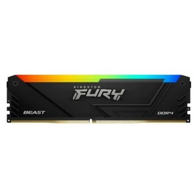 Модуль памяти Kingston DDR4 16GB 3200MHz KF432C16BB12A/16 Fury Beast RGB RTL Gaming PC4-25600 CL16 Модуль памяти Kingston DDR4 16GB 3200MHz KF432C16BB12A/16 Fury Beast RGB RTL Gaming PC4-25600 CL16