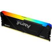Модуль памяти Kingston DDR4 16GB 3200MHz KF432C16BB12A/16 Fury Beast RGB RTL Gaming PC4-25600 CL16