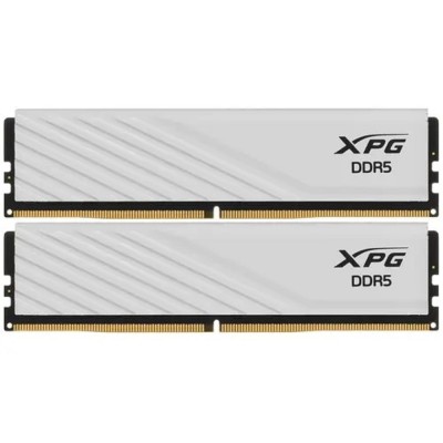 Модуль памяти A-data DDR5 DIMM 32GB XPG LANCER Blade DDR5-5600 AX5U5600C4616G-DTLABWH, CL46, 1.1V K2*16GB WHITE Модуль памяти A-data DDR5 DIMM 32GB XPG LANCER Blade DDR5-5600 AX5U5600C4616G-DTLABWH, CL46, 1.1V K2*16GB WHITE