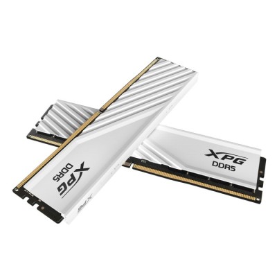 Модуль памяти A-data DDR5 DIMM 32GB XPG LANCER Blade DDR5-5600 AX5U5600C4616G-DTLABWH, CL46, 1.1V K2*16GB WHITE Модуль памяти A-data DDR5 DIMM 32GB XPG LANCER Blade DDR5-5600 AX5U5600C4616G-DTLABWH, CL46, 1.1V K2*16GB WHITE