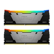 Модуль памяти Kingston 32GB 3200MT/s DDR4 CL16DIMM (Kit of 2)1Gx8 FURY Renegade RGB KF432C16RB12AK2/32
