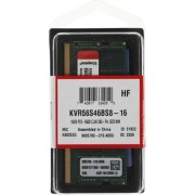 Модуль памяти Kingston 16GB 5600MT/s DDR5 Non-ECC CL46 SODIMM 1Rx8 KVR56S46BS8-16