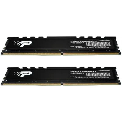 Модуль памяти Patriot DDR5 2x16GB 5600MHz PSP532G5600KH1 Signature Premium RTL PC5-44800 CL46 DIMM Модуль памяти Patriot DDR5 2x16GB 5600MHz PSP532G5600KH1 Signature Premium RTL PC5-44800 CL46 DIMM