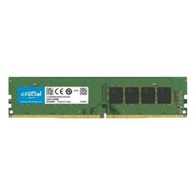 Модуль памяти Crucial DDR4 DIMM 8GB CB8GU3200 PC4-25600, 3200MHz Модуль памяти Crucial DDR4 DIMM 8GB CB8GU3200 PC4-25600, 3200MHz