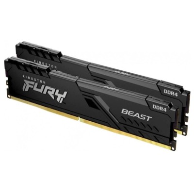 Модуль памяти Kingston 32GB 3200MT/s DDR4 CL16 DIMM (Kit of 2) 1Gx8 FURY Beast Black KF432C16BB1K2/32WP (Select Regions ONLY) Модуль памяти Kingston 32GB 3200MT/s DDR4 CL16 DIMM (Kit of 2) 1Gx8 FURY Beast Black KF432C16BB1K2/32WP (Select Regions ONLY)