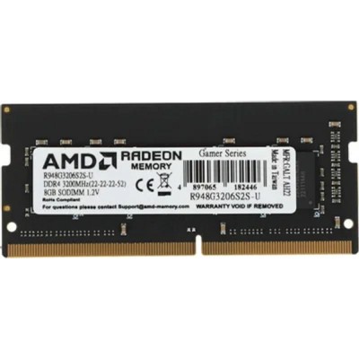 Модуль памяти AMD SO-DIMM DDR4 8Gb R9 Gamer Series 3200МГц OEM (R948G3206S2S-U ) Модуль памяти AMD SO-DIMM DDR4 8Gb R9 Gamer Series 3200МГц OEM (R948G3206S2S-U )