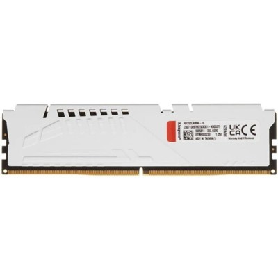 Модуль памяти Память Kingston DDR 5 DIMM 16Gb PC41600, 5200Mhz, Kingston FURY Beast White XMP CL40 (KF552C40BW-16) Модуль памяти Память Kingston DDR 5 DIMM 16Gb PC41600, 5200Mhz, Kingston FURY Beast White XMP CL40 (KF552C40BW-16)