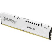 Модуль памяти Память Kingston DDR 5 DIMM 16Gb PC41600, 5200Mhz, Kingston FURY Beast White XMP CL40 (KF552C40BW-16)