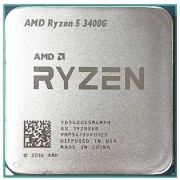 Процессор CPU AMD Ryzen 5 3400G OEM (YD3400C5M4MFH) 3.7GHz up to 4.2GHz/4x512Kb+4Mb, 4C/8T, Picasso, 12nm, 65W, Radeon Vega 11 1400MHz, unlocked, AM4