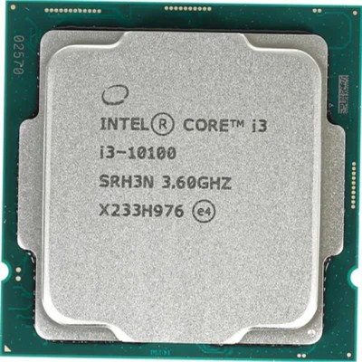 Процессор CPU Intel Core i3-10100 Comet Lake OEM 3.6GHz, 6MB, LGA1200 Процессор CPU Intel Core i3-10100 Comet Lake OEM 3.6GHz, 6MB, LGA1200
