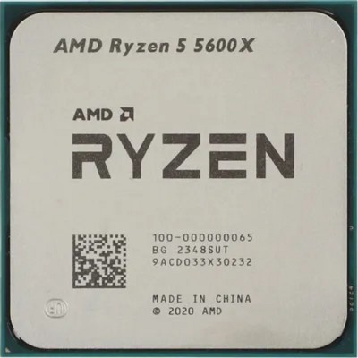 Процессор CPU AMD Ryzen 5 5600X OEM (100-000000065) 3,70GHz, Turbo 4,60GHz, Without Graphics AM4 Процессор CPU AMD Ryzen 5 5600X OEM (100-000000065) 3,70GHz, Turbo 4,60GHz, Without Graphics AM4