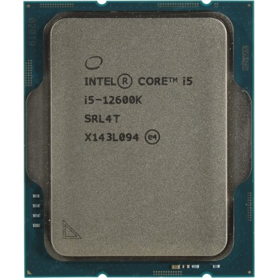 Процессор CPU Intel Core i5-12600K Alder Lake OEM 3.7 ГГц/ 4.9 ГГц в режиме Turbo, 20MB, Intel UHD Graphics 770, LGA1700 Процессор CPU Intel Core i5-12600K Alder Lake OEM 3.7 ГГц/ 4.9 ГГц в режиме Turbo, 20MB, Intel UHD Graphics 770, LGA1700