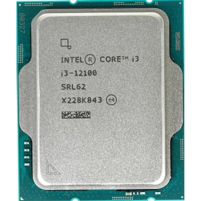 Процессор CPU Intel Core i3-12100 Alder Lake OEM 3.3 ГГц/ 4.3 ГГц в режиме Turbo, 12MB, Intel UHD Graphics 730, LGA1700 Процессор CPU Intel Core i3-12100 Alder Lake OEM 3.3 ГГц/ 4.3 ГГц в режиме Turbo, 12MB, Intel UHD Graphics 730, LGA1700