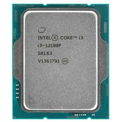 Процессор CPU Intel Core i3-12100F Alder Lake OEM Процессор CPU Intel Core i3-12100F Alder Lake OEM
