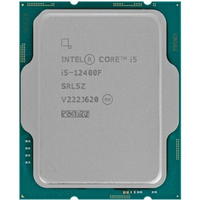 Процессор CPU Intel Core i5-12400F Alder Lake OEM 2.5 ГГц/ 4.4 ГГц в режиме Turbo, 18MB, LGA1700 Процессор CPU Intel Core i5-12400F Alder Lake OEM 2.5 ГГц/ 4.4 ГГц в режиме Turbo, 18MB, LGA1700