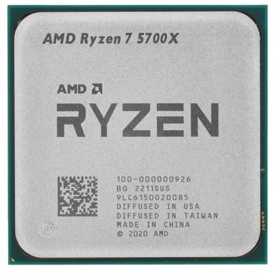 Процессор CPU AMD Ryzen 7 5700X OEM (100-000000926) 3,40GHz, Turbo 4,60GHz, Without Graphics AM4 Процессор CPU AMD Ryzen 7 5700X OEM (100-000000926) 3,40GHz, Turbo 4,60GHz, Without Graphics AM4