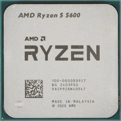 Процессор CPU AMD Ryzen 5 5600 OEM (100-000000927) 3,50GHz, Turbo 4,40GHz, Without Graphics AM4 Процессор CPU AMD Ryzen 5 5600 OEM (100-000000927) 3,50GHz, Turbo 4,40GHz, Without Graphics AM4